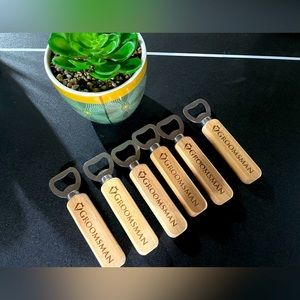 Wedding groomsmen bottle opener gift